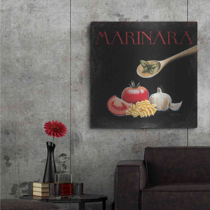 Luxe Metal Art 'Italian Cuisine IV' by Marco Fabiano, Metal Wall Art,36x36