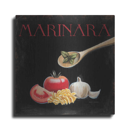 Luxe Metal Art 'Italian Cuisine IV' by Marco Fabiano, Metal Wall Art