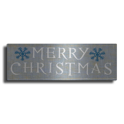 Luxe Metal Art 'Christmas Affinity III Grey' by James Wiens, Metal Wall Art