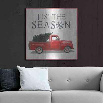 Luxe Metal Art 'Christmas Affinity XI' by James Wiens, Metal Wall Art,36x36