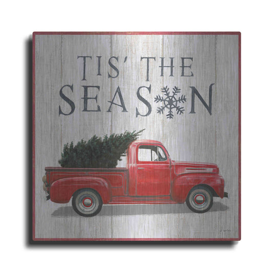 Luxe Metal Art 'Christmas Affinity XI' by James Wiens, Metal Wall Art