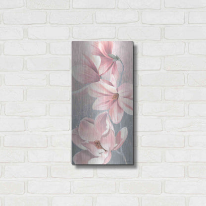 Luxe Metal Art 'Sunrise Blossom II' by James Wiens, Metal Wall Art,12x24