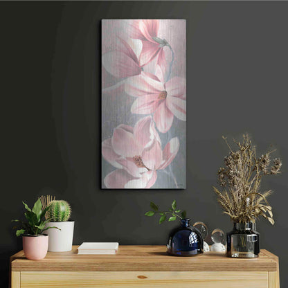 Luxe Metal Art 'Sunrise Blossom II' by James Wiens, Metal Wall Art,12x24