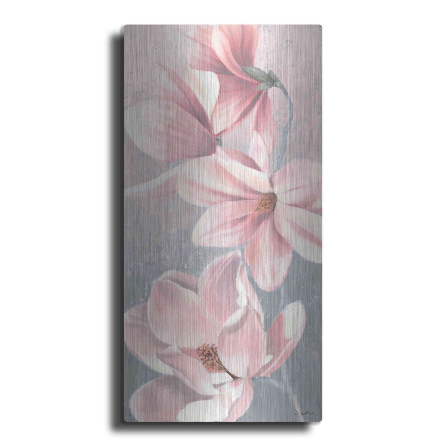 Luxe Metal Art 'Sunrise Blossom II' by James Wiens, Metal Wall Art