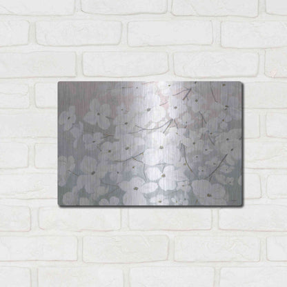 Luxe Metal Art 'Bringing in Blossoms' by James Wiens, Metal Wall Art,16x12