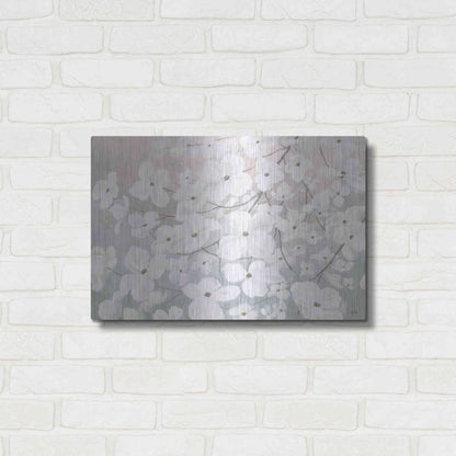 Luxe Metal Art 'Bringing in Blossoms' by James Wiens, Metal Wall Art,24x16