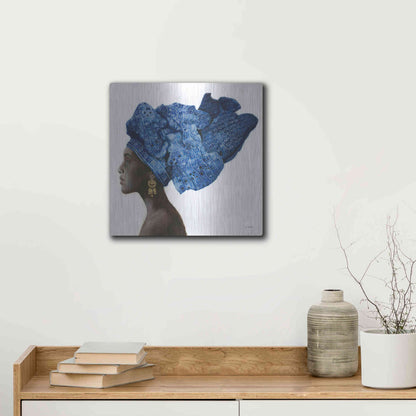 Luxe Metal Art 'Pure Style' by James Wiens, Metal Wall Art,12x12