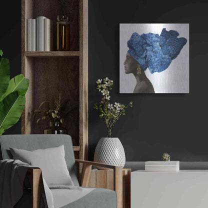 Luxe Metal Art 'Pure Style' by James Wiens, Metal Wall Art,24x24