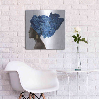 Luxe Metal Art 'Pure Style' by James Wiens, Metal Wall Art,24x24