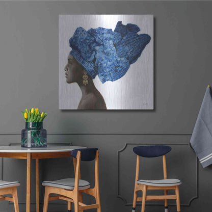 Luxe Metal Art 'Pure Style' by James Wiens, Metal Wall Art,36x36