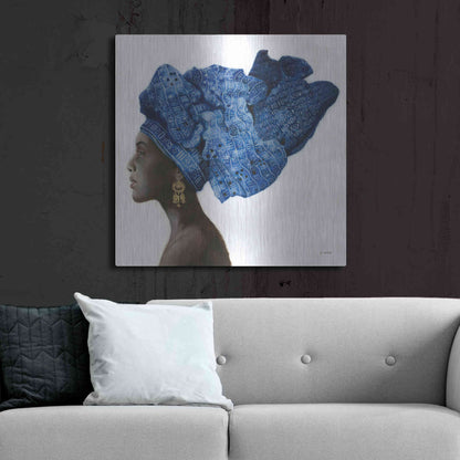 Luxe Metal Art 'Pure Style' by James Wiens, Metal Wall Art,36x36