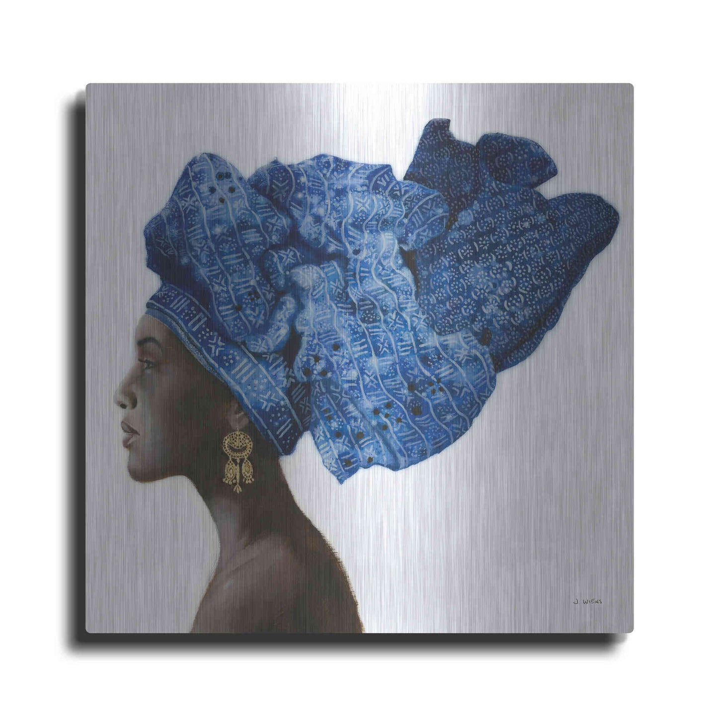 Luxe Metal Art 'Pure Style' by James Wiens, Metal Wall Art