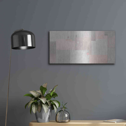 Luxe Metal Art 'Middle Earth' by James Wiens, Metal Wall Art,24x12