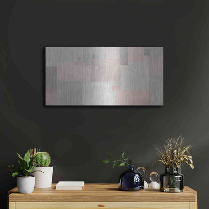 Luxe Metal Art 'Middle Earth' by James Wiens, Metal Wall Art,24x12