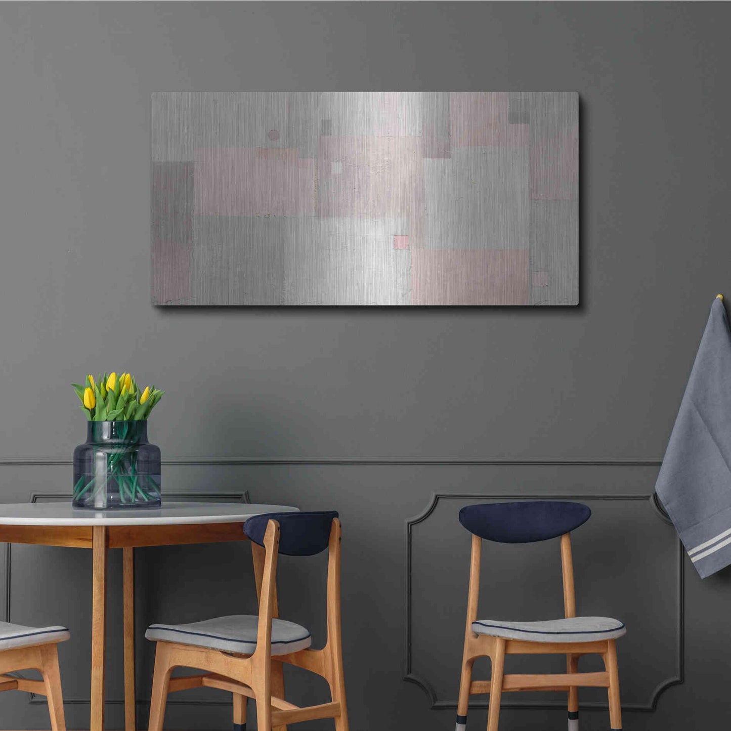 Luxe Metal Art 'Middle Earth' by James Wiens, Metal Wall Art,48x24