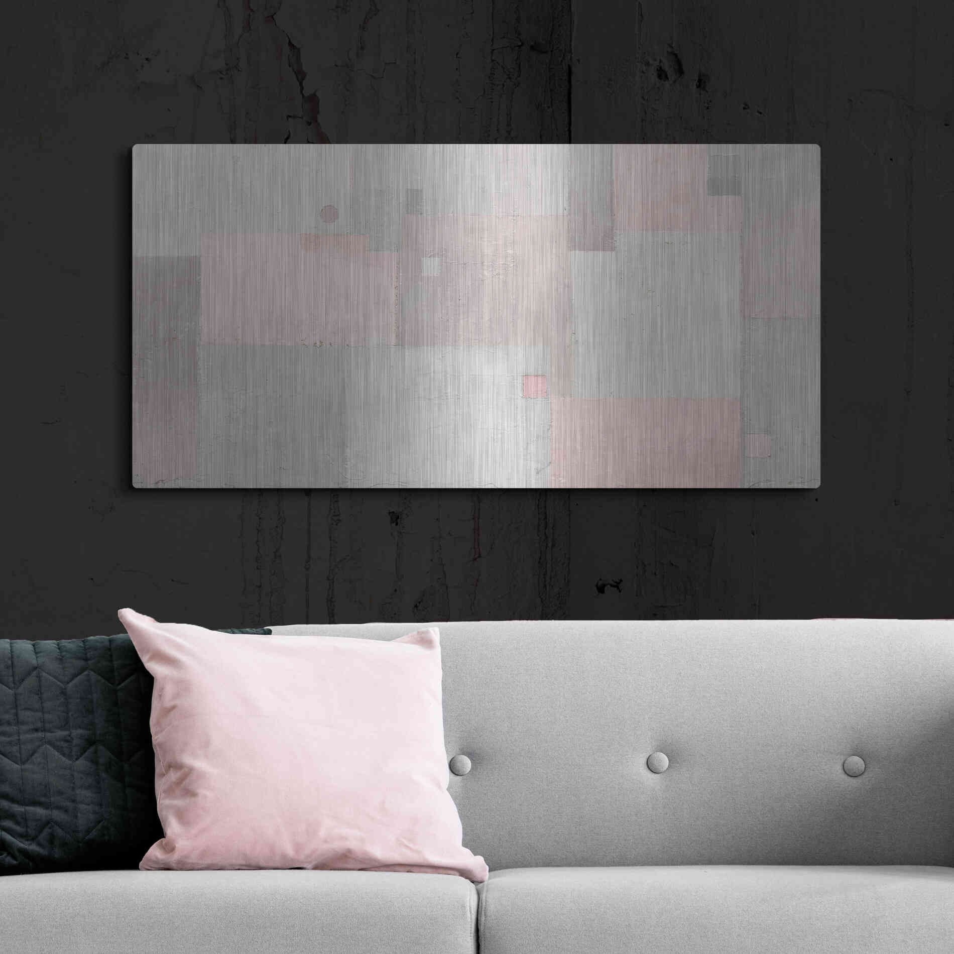 Luxe Metal Art 'Middle Earth' by James Wiens, Metal Wall Art,48x24