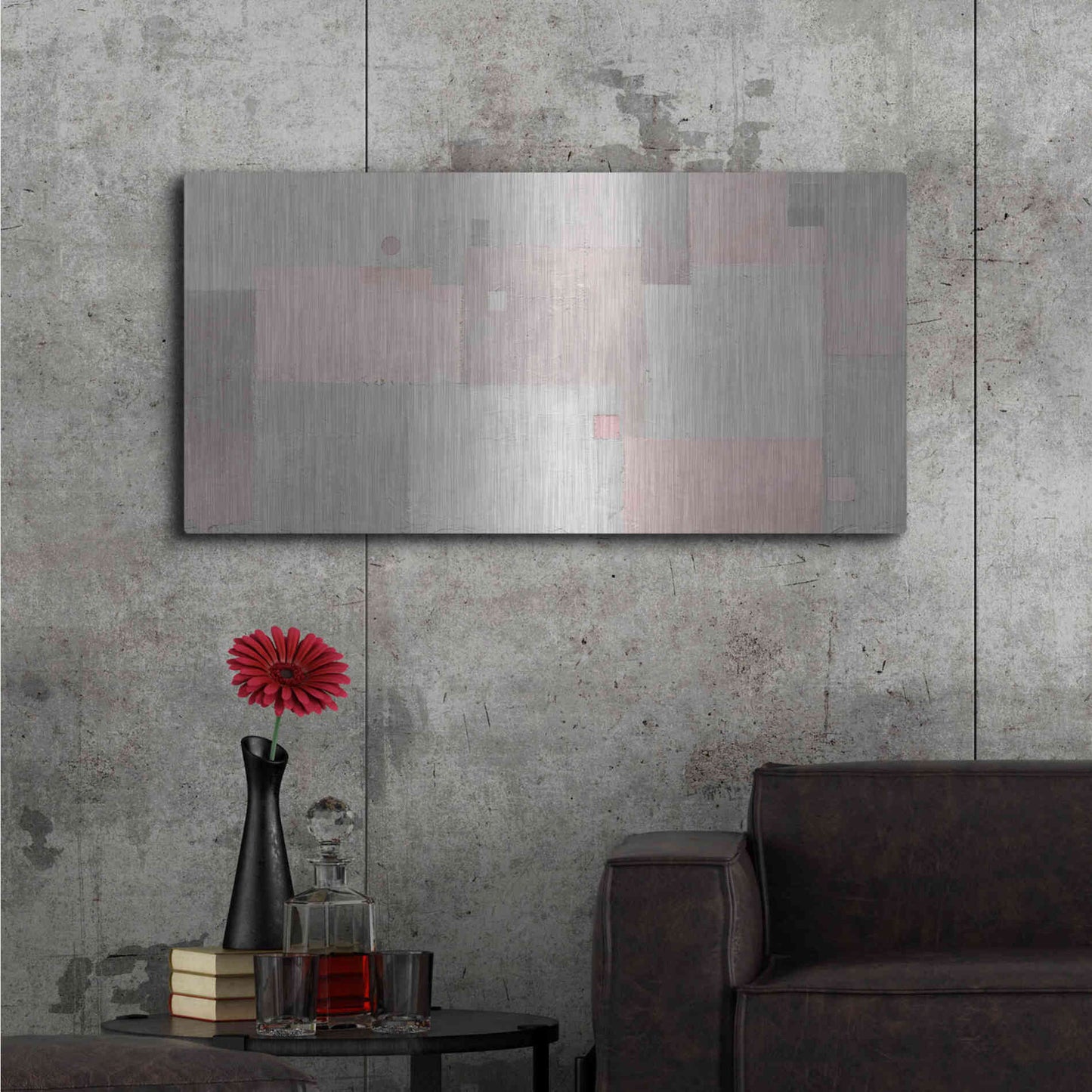 Luxe Metal Art 'Middle Earth' by James Wiens, Metal Wall Art,48x24
