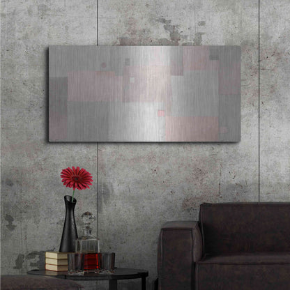 Luxe Metal Art 'Middle Earth' by James Wiens, Metal Wall Art,48x24