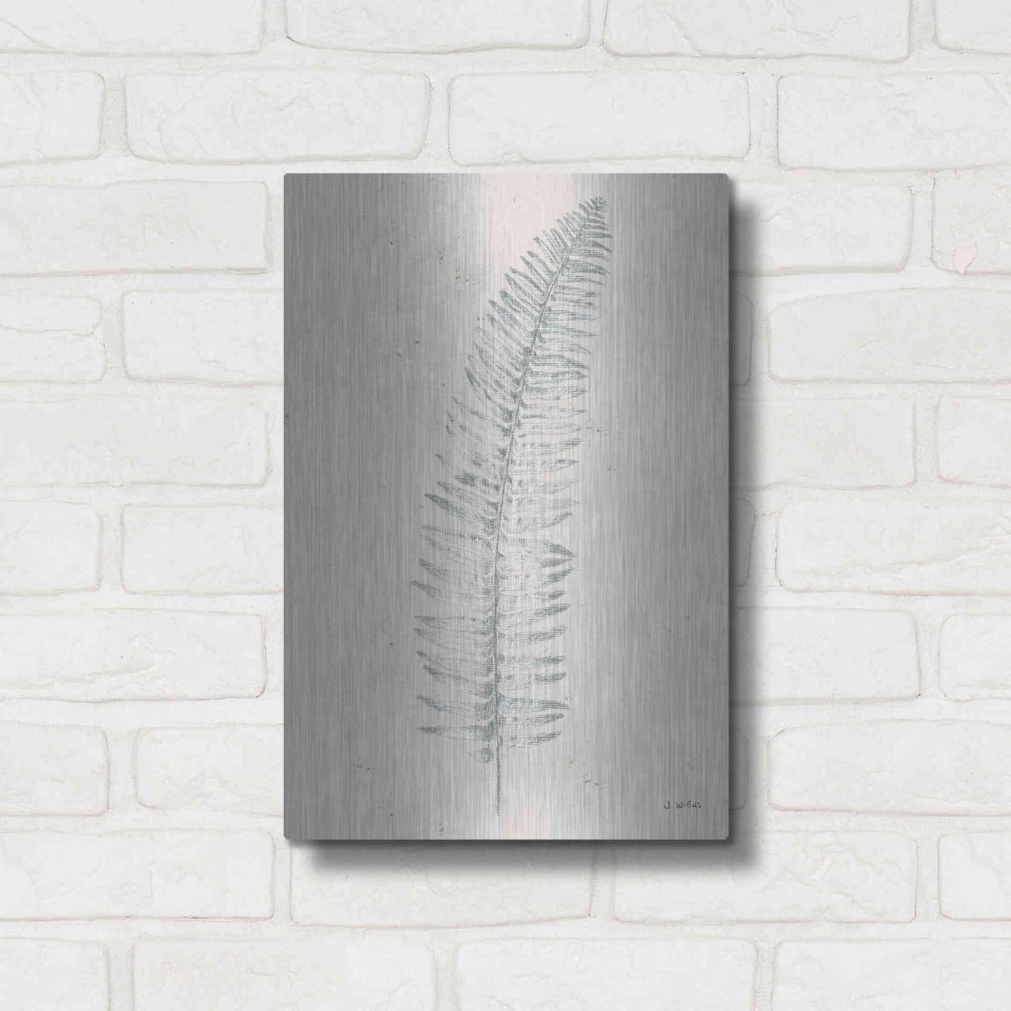 Luxe Metal Art 'Soft Summer Sketches I' by James Wiens, Metal Wall Art,12x16