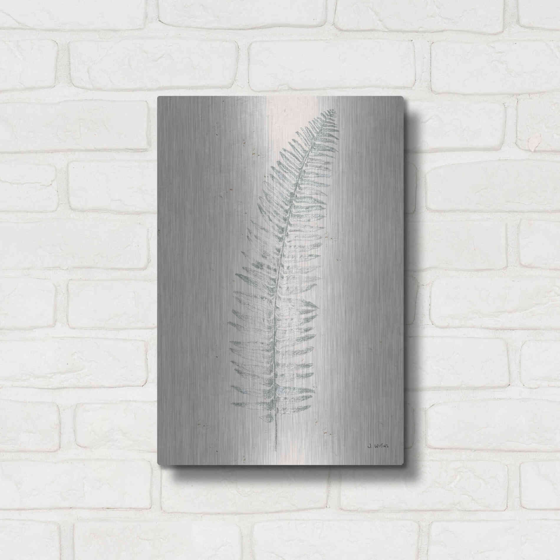 Luxe Metal Art 'Soft Summer Sketches I' by James Wiens, Metal Wall Art,12x16