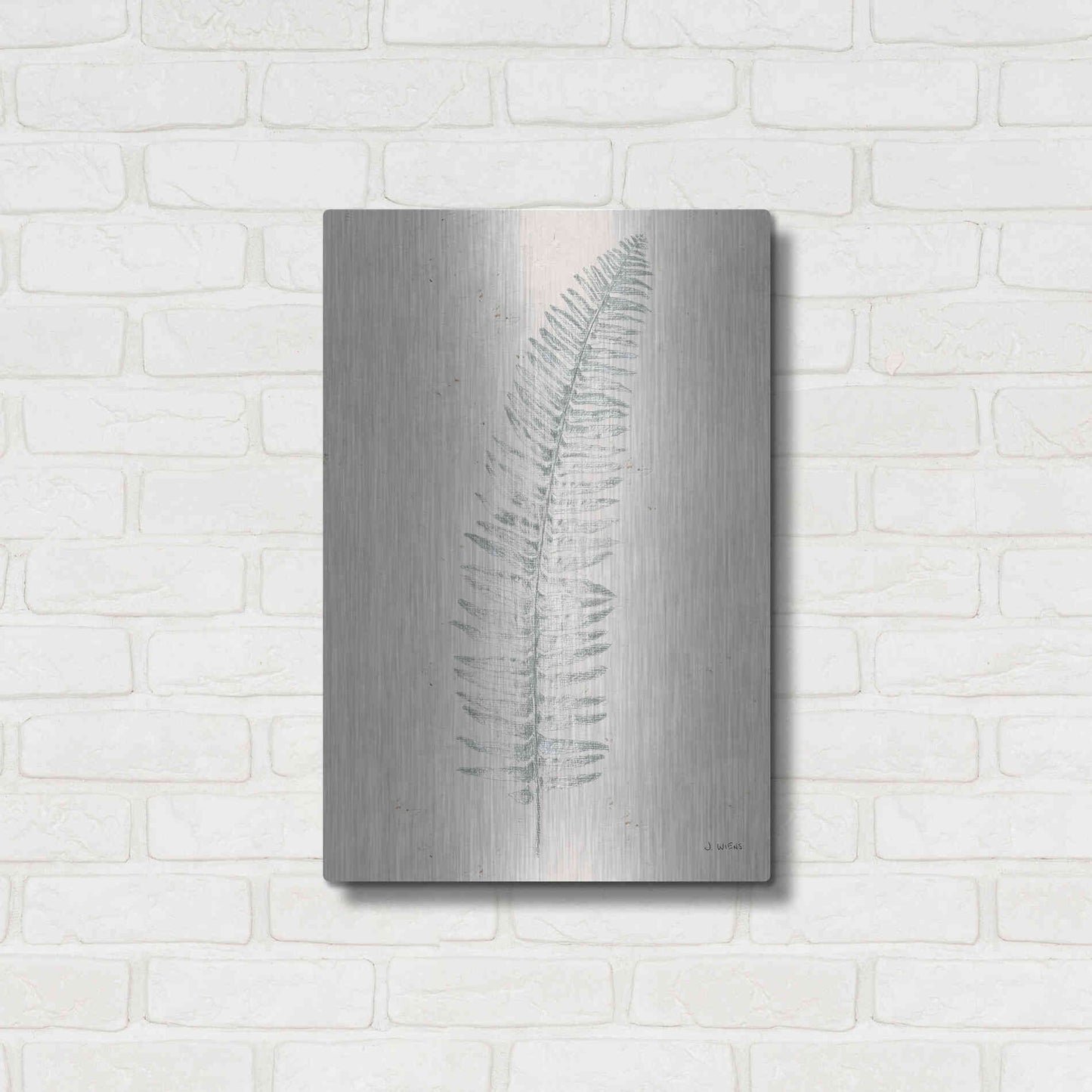 Luxe Metal Art 'Soft Summer Sketches I' by James Wiens, Metal Wall Art,16x24