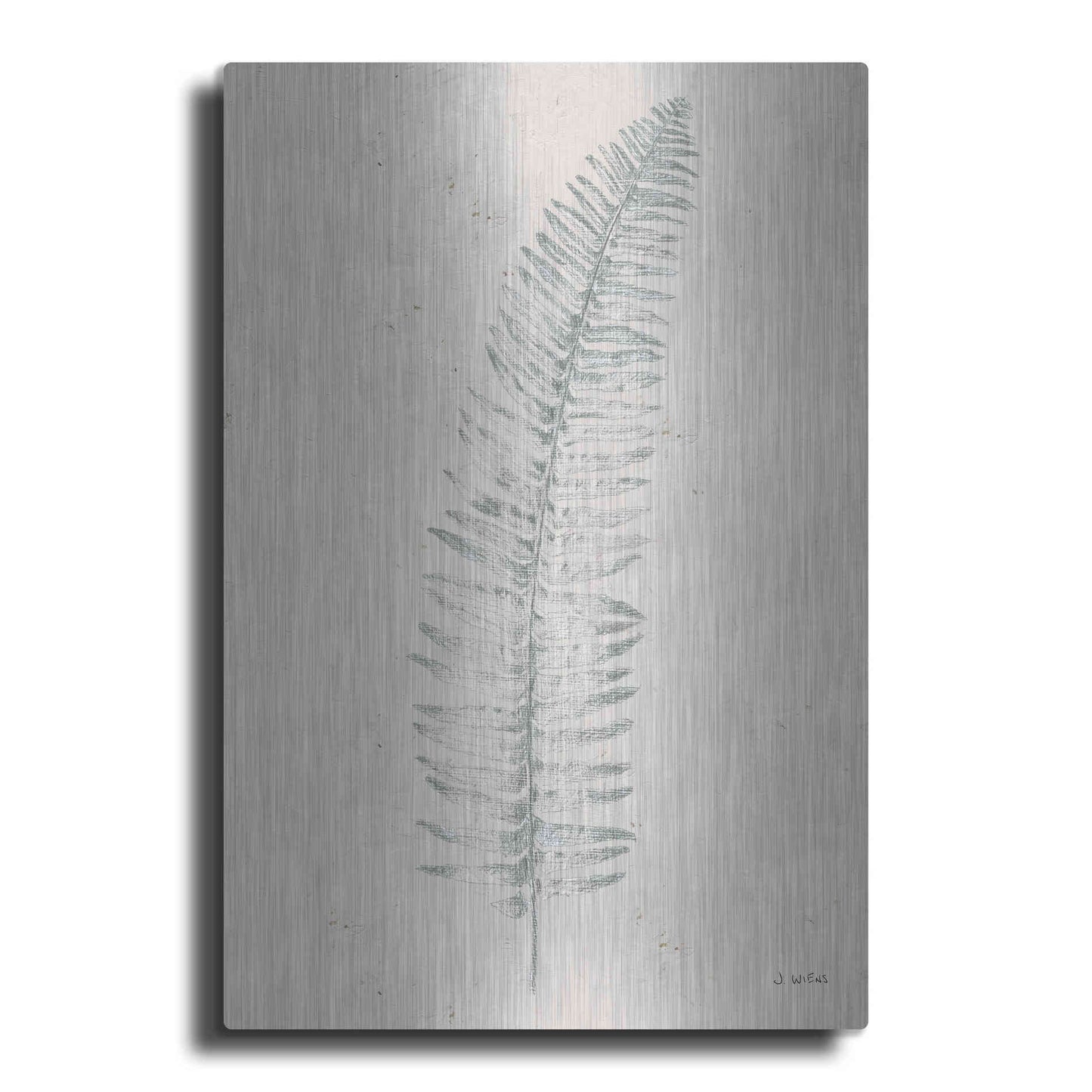 Luxe Metal Art 'Soft Summer Sketches I' by James Wiens, Metal Wall Art