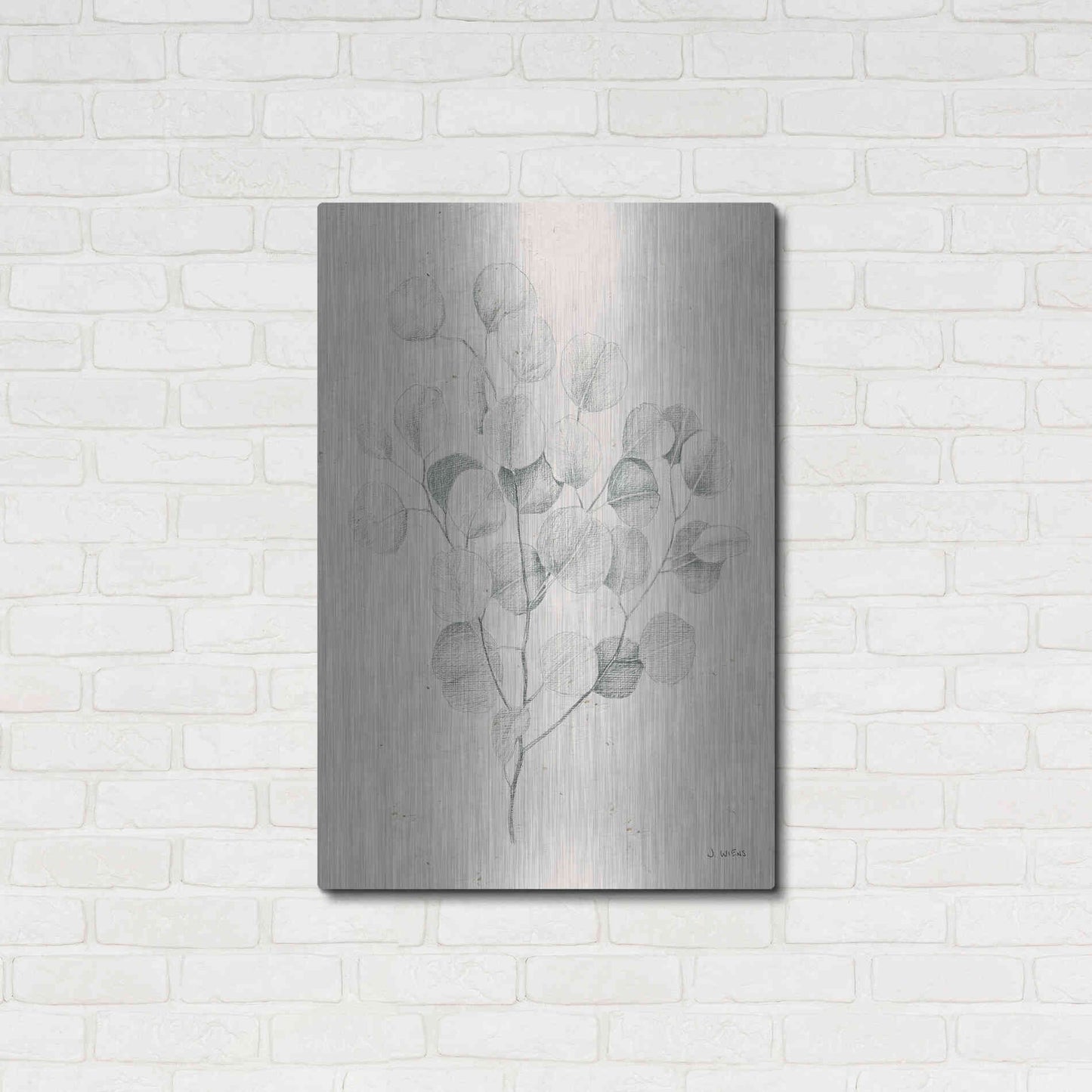 Luxe Metal Art 'Soft Summer Sketches II' by James Wiens, Metal Wall Art,24x36