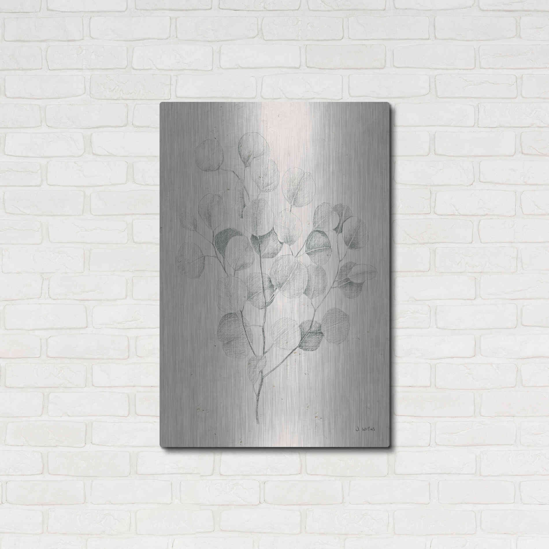 Luxe Metal Art 'Soft Summer Sketches II' by James Wiens, Metal Wall Art,24x36
