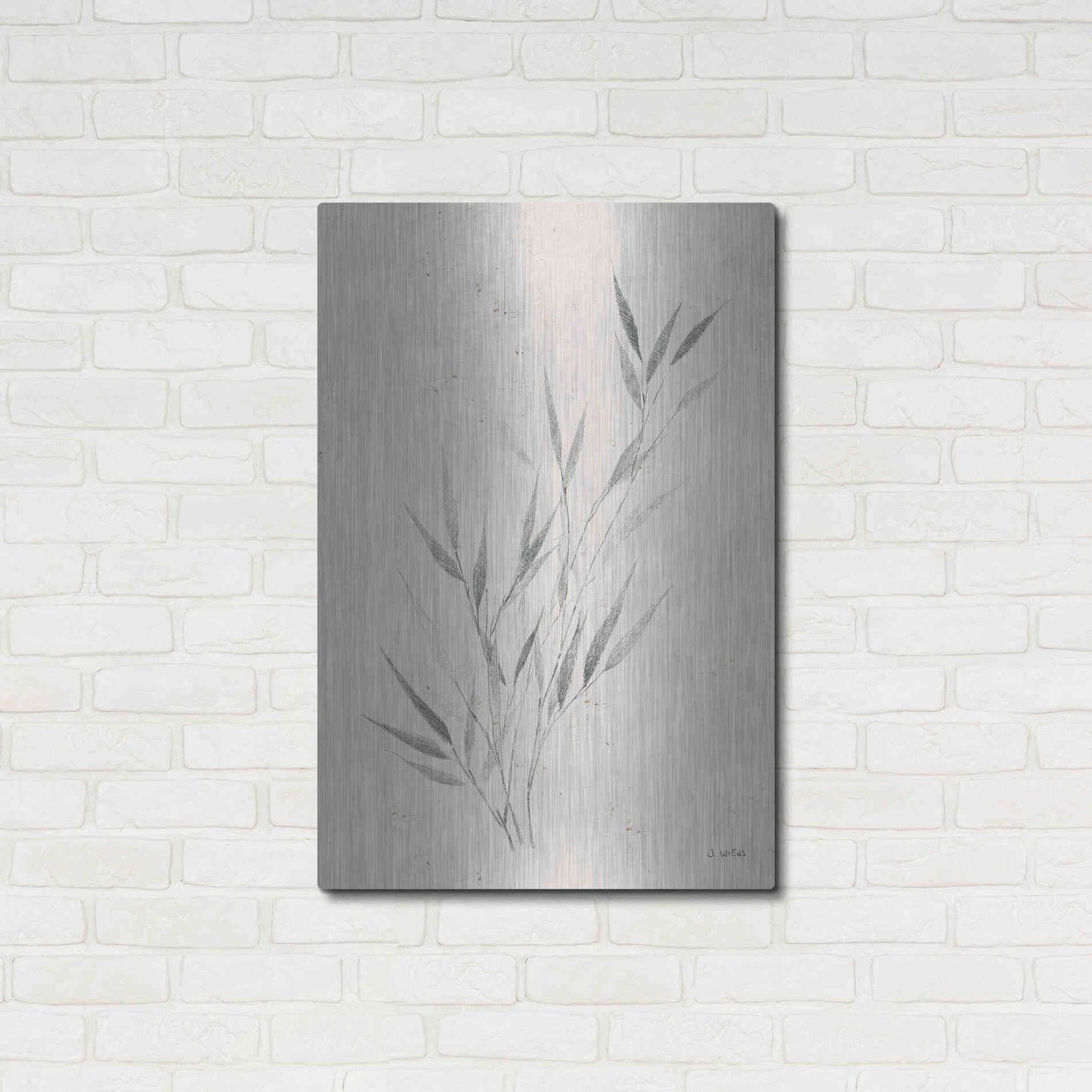 Luxe Metal Art 'Soft Summer Sketches III' by James Wiens, Metal Wall Art,24x36