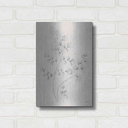 Luxe Metal Art 'Soft Summer Sketches IV' by James Wiens, Metal Wall Art,12x16