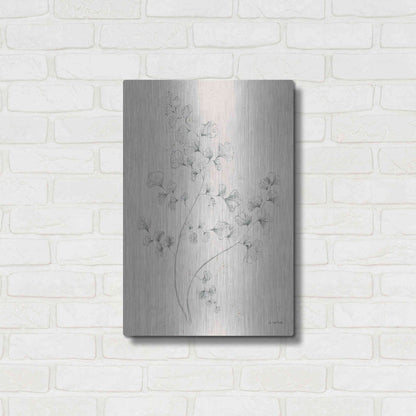 Luxe Metal Art 'Soft Summer Sketches IV' by James Wiens, Metal Wall Art,16x24