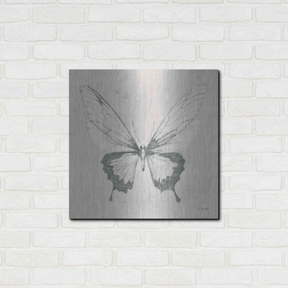 Luxe Metal Art 'Soft Summer Sketches V' by James Wiens, Metal Wall Art,24x24