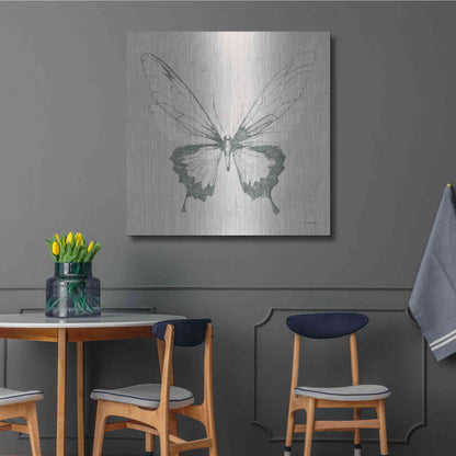 Luxe Metal Art 'Soft Summer Sketches V' by James Wiens, Metal Wall Art,36x36