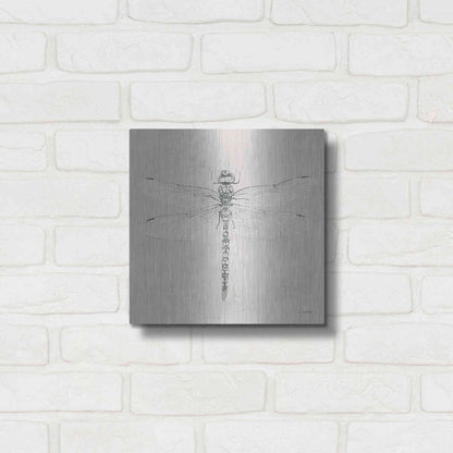 Luxe Metal Art 'Soft Summer Sketches VI' by James Wiens, Metal Wall Art,12x12