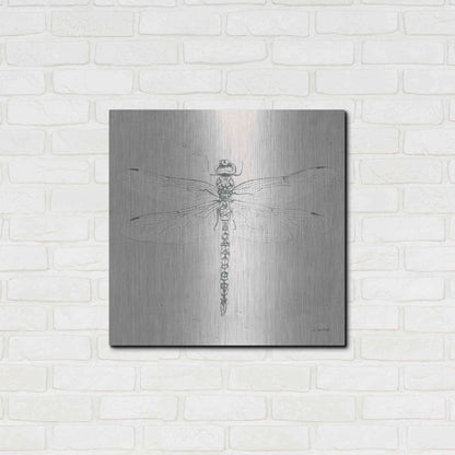 Luxe Metal Art 'Soft Summer Sketches VI' by James Wiens, Metal Wall Art,24x24