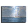 Luxe Metal Art 'Majestic Sailboat' by James Wiens, Metal Wall Art