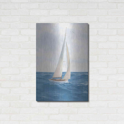 Luxe Metal Art 'A Day at Sea I' by James Wiens, Metal Wall Art,24x36