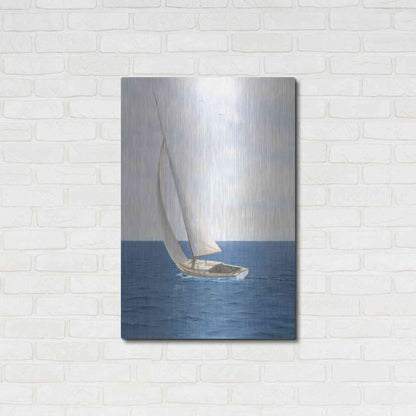 Luxe Metal Art 'A Day at Sea II' by James Wiens, Metal Wall Art,24x36