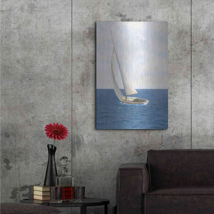 Luxe Metal Art 'A Day at Sea II' by James Wiens, Metal Wall Art,24x36
