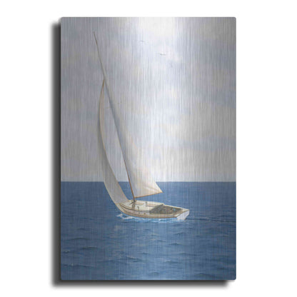 Luxe Metal Art 'A Day at Sea II' by James Wiens, Metal Wall Art