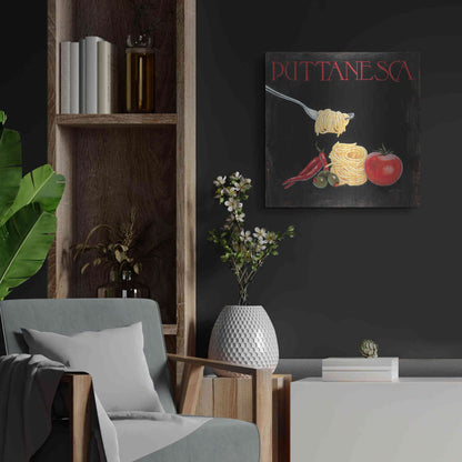 Luxe Metal Art 'Italian Cuisine I' by Marco Fabiano, Metal Wall Art,24x24