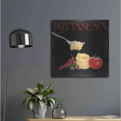 Luxe Metal Art 'Italian Cuisine I' by Marco Fabiano, Metal Wall Art,24x24