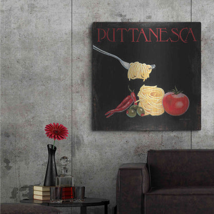 Luxe Metal Art 'Italian Cuisine I' by Marco Fabiano, Metal Wall Art,36x36