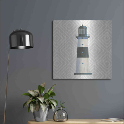 Luxe Metal Art 'A Day at Sea III' by James Wiens, Metal Wall Art,24x24