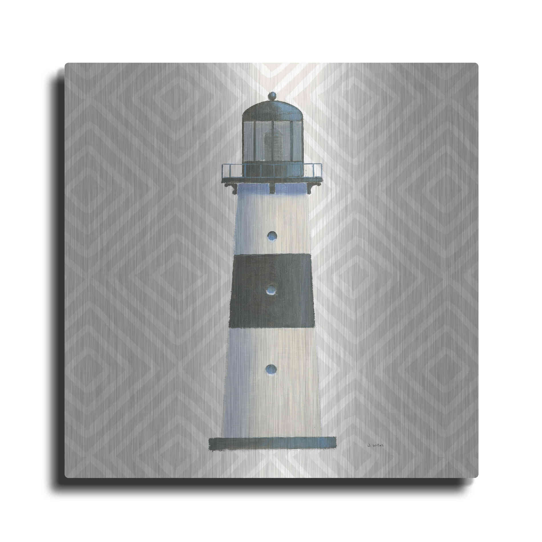 Luxe Metal Art 'A Day at Sea III' by James Wiens, Metal Wall Art