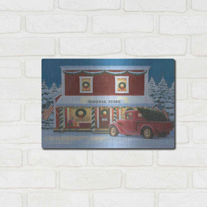 Luxe Metal Art 'Holiday Moments I' by James Wiens, Metal Wall Art,16x12