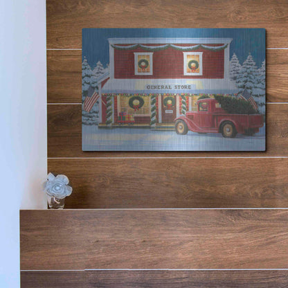 Luxe Metal Art 'Holiday Moments I' by James Wiens, Metal Wall Art,16x12