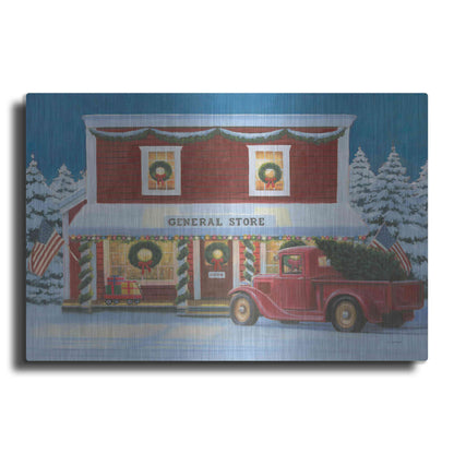 Luxe Metal Art 'Holiday Moments I' by James Wiens, Metal Wall Art