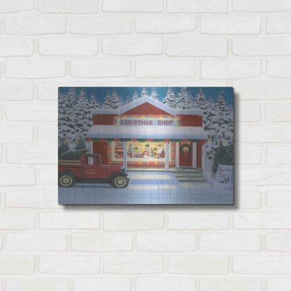 Luxe Metal Art 'Holiday Moments II' by James Wiens, Metal Wall Art,24x16