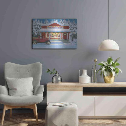 Luxe Metal Art 'Holiday Moments II' by James Wiens, Metal Wall Art,24x16